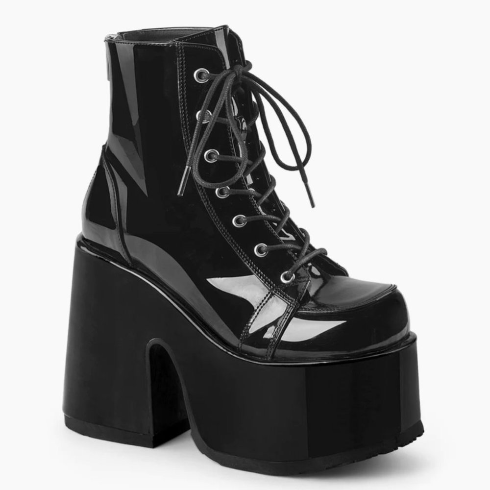 Demonia "Camel-203" Platform Ankle Boots